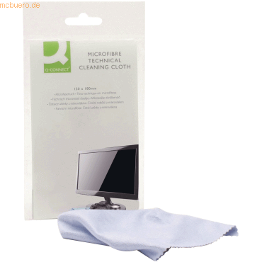 Bild von Q-Connect, Reinigung PC + Peripherie, Mikrofasertuch