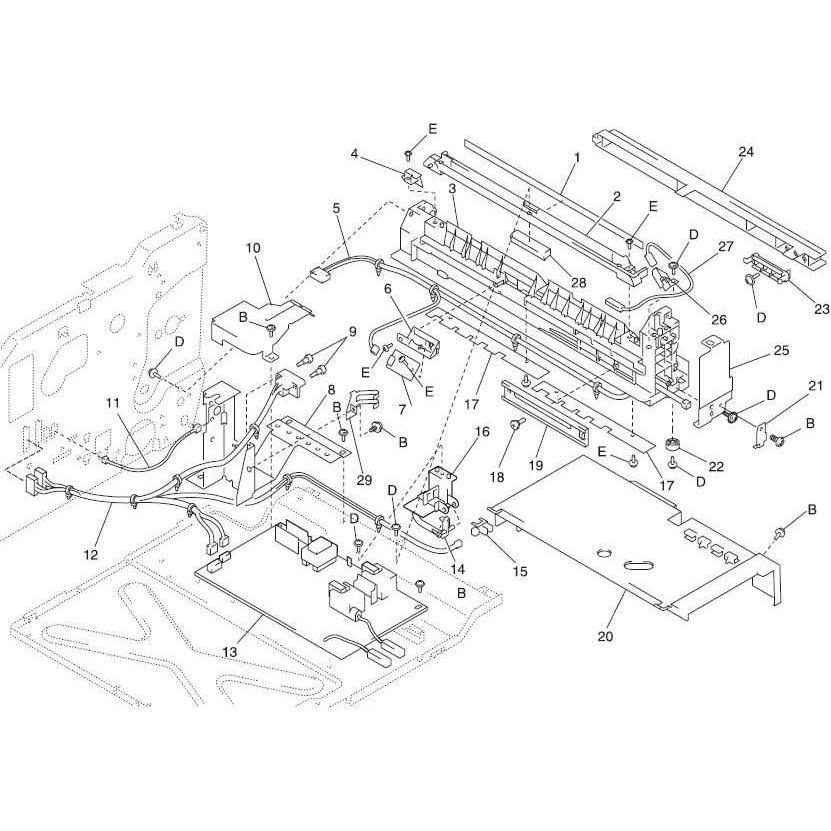Bild von Lexmark PWR SUPPLYASM, PWB-HV1, Drucker Zubehör
