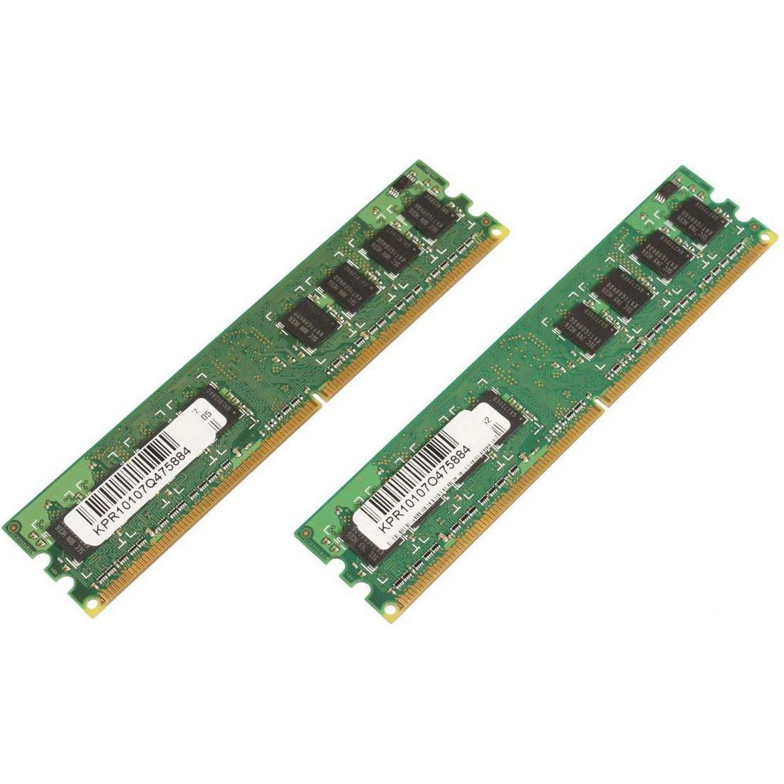 Bild von CoreParts 2GB Memory Module (2 x 1GB, 533 MHz, DDR2-RAM, DIMM), RAM, Grün