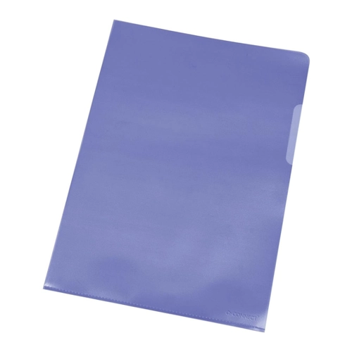 Bild von Sichthülle A4 von Q-Connect - 10 Stück, blau