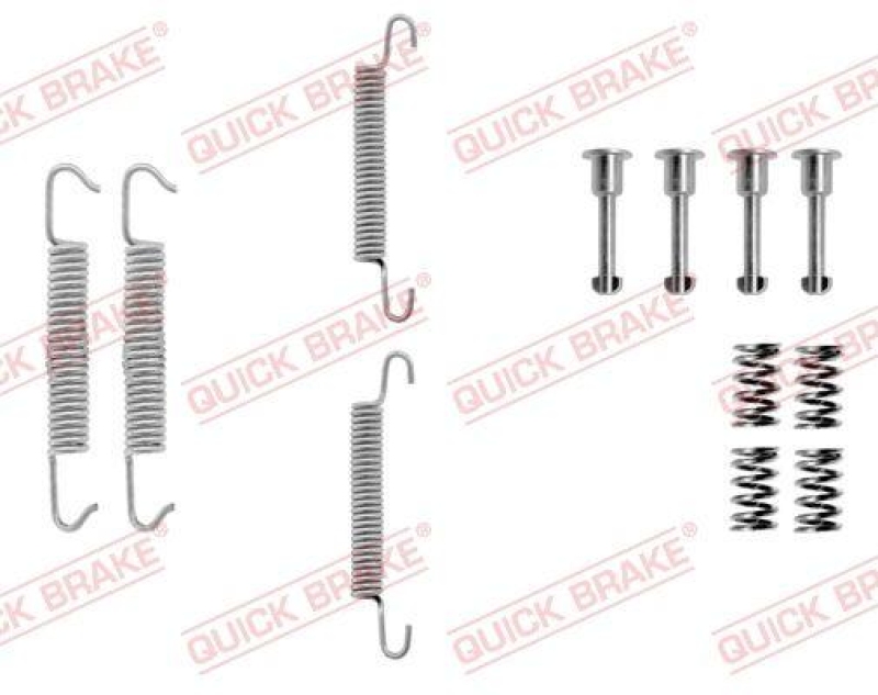 Bild von QUICK BRAKE Zubehörsatz, Feststellbremsbacken 105-0621  BMW,MINI,3 Touring (E91),3 Limousine (E90),3 Limousine (E46),1 Schrägheck (E87)