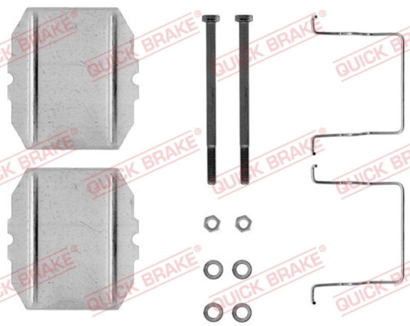 Bild von QUICK BRAKE 109-1053 Zubehörsatz, Scheibenbremsbelag CITROËN: CX 1