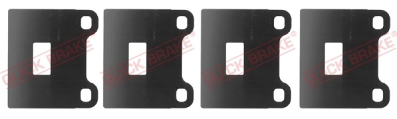 Bild von QUICK BRAKE Anti-Quietsch-Folie, Bremsbelag (Rückenplatte)  für ALFA ROMEO MERCEDES-BENZ OPEL AUDI VW VAUXHALL TALBOT VOLVO TOYOTA NISSAN SAAB MAZDA W