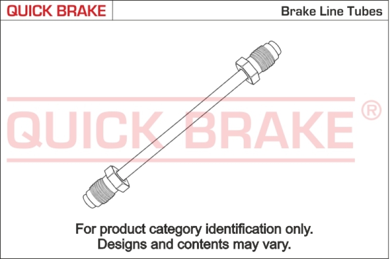 Bild von QUICK BRAKE Bremsleitung  für BMW AUDI OPEL PEUGEOT FIAT VOLVO RENAULT VW MERCEDES-BENZ FORD CN-1860A-A