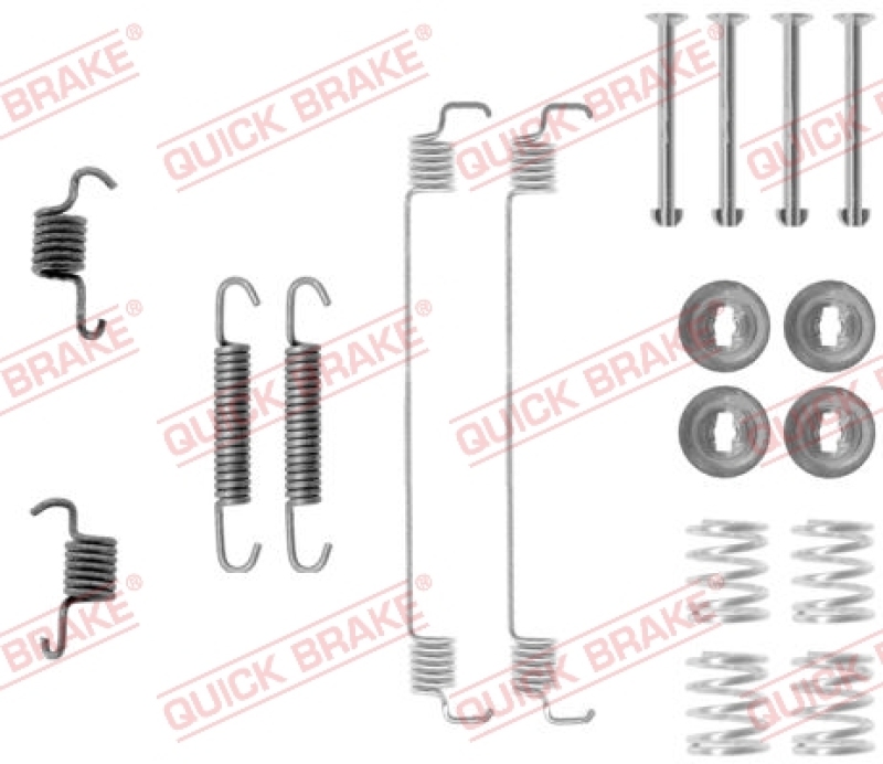 Bild von QUICK BRAKE Zubehörsatz, Bremsbacken hinten rechts links  für RENAULT NISSAN 105-0777