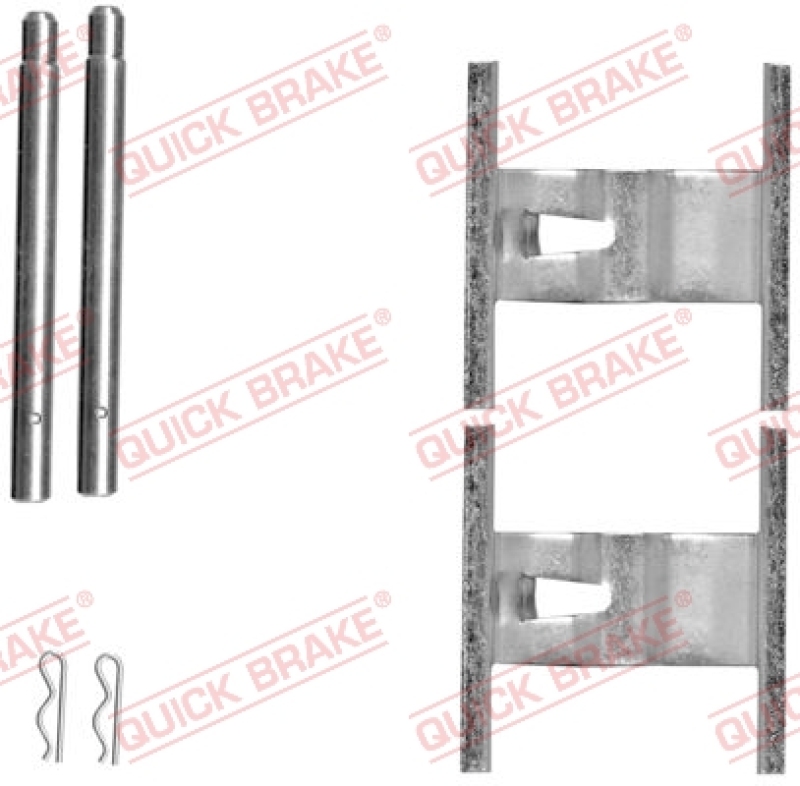 Bild von QUICK BRAKE Zubehörsatz, Scheibenbremsbelag 109-1660  VW,AUDI,PORSCHE,Touareg (7LA, 7L6, 7L7),A6 Limousine (4F2, C6),Q7 (4LB),Cayenne (9PA),911 (997)