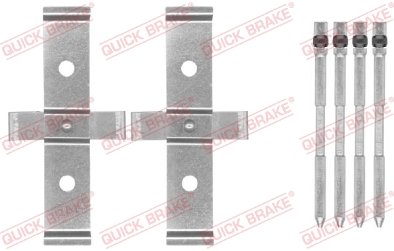 Bild von QUICK BRAKE Zubehörsatz, Scheibenbremsbelag 109-1694  RENAULT,ALFA ROMEO,MEGANE III Coupe (DZ0/1_),Megane IV Schrägheck (B9A/M/N_)
