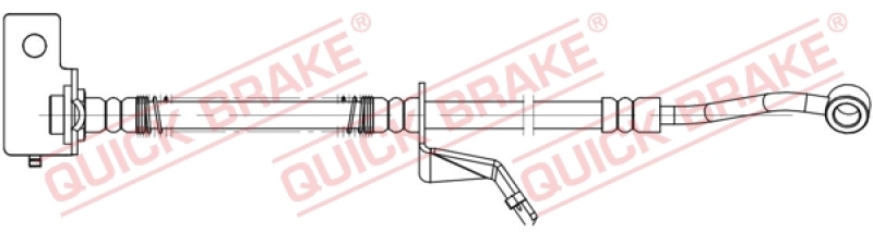 Bild von QUICK BRAKE 58.877X Bremsschläuche Bremsschlauch 440 M10x1 mit Innengewinde, mit Außengewinde HYUNDAI: i20 I Hatchback