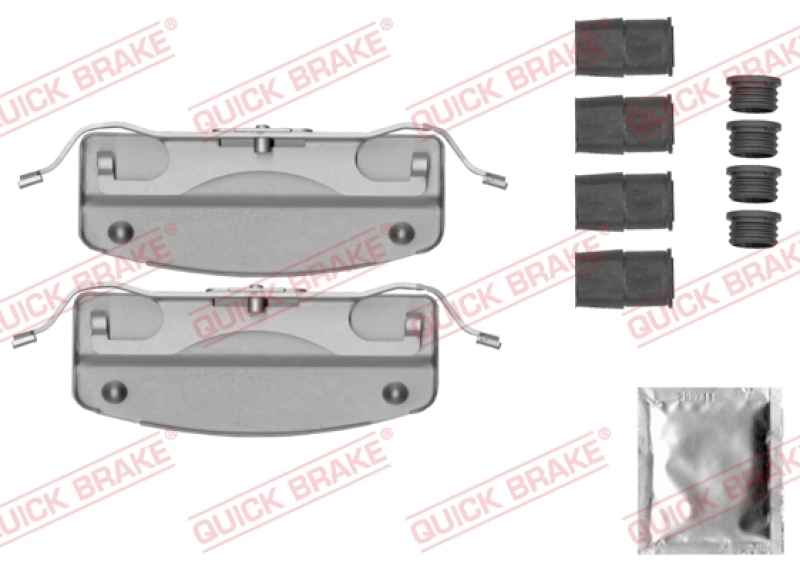 Bild von QUICK BRAKE Zubehörsatz, Scheibenbremsbelag vorne rechts links  für MERCEDES-BENZ AUDI 109-0041