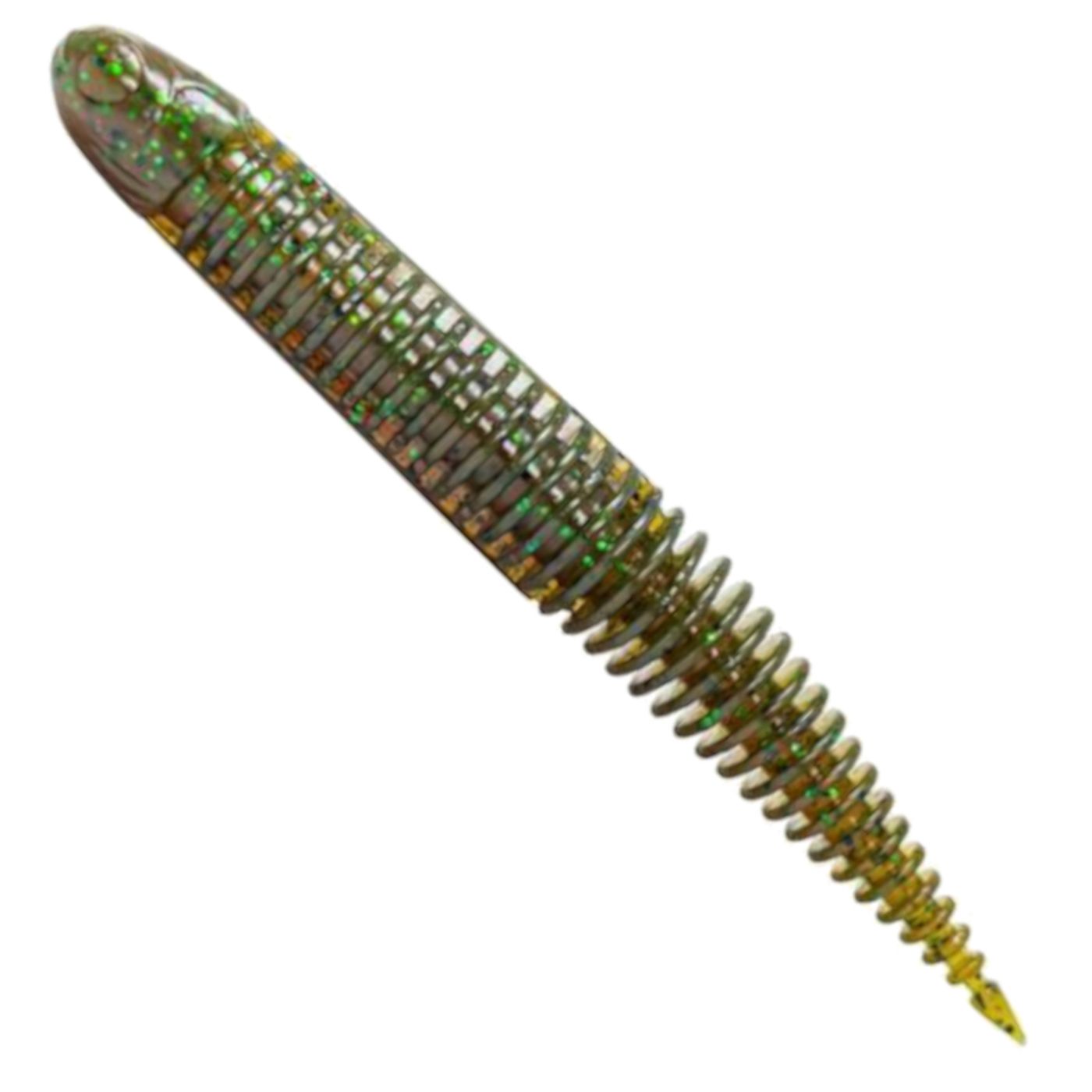 Bild von SAVAGE GEAR NED Dragon Tail Slug 8,8cm 4g Green Pumpkin 5Stk.