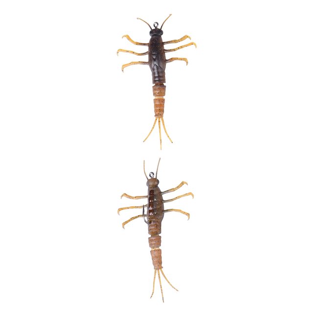 Bild von Savage Gear Kunstköder 3D TPE Mayfly Nymph Creature Bait Gummi Köder Forelle Barsch Fliege