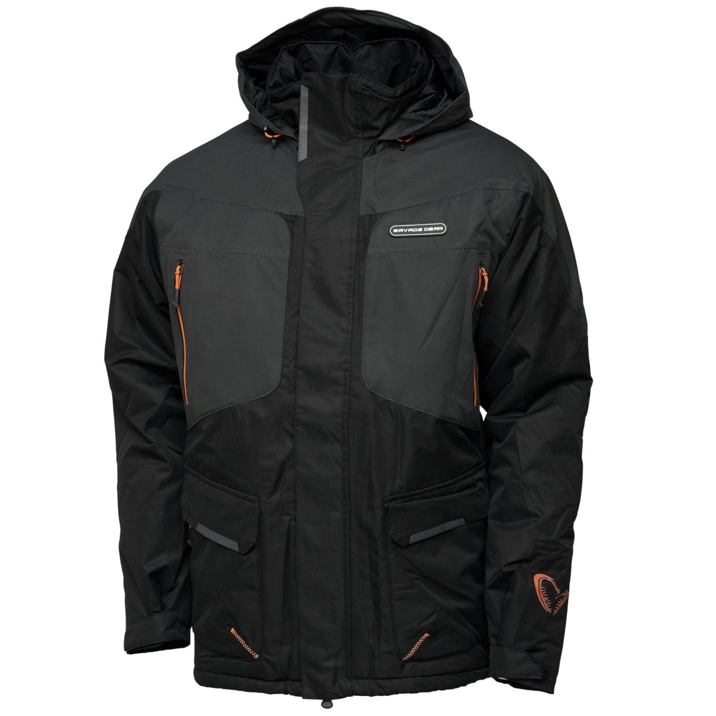 Bild von Savage Gear Heatlite Thermo Jacket Black Ink/Grey - Angeljacke