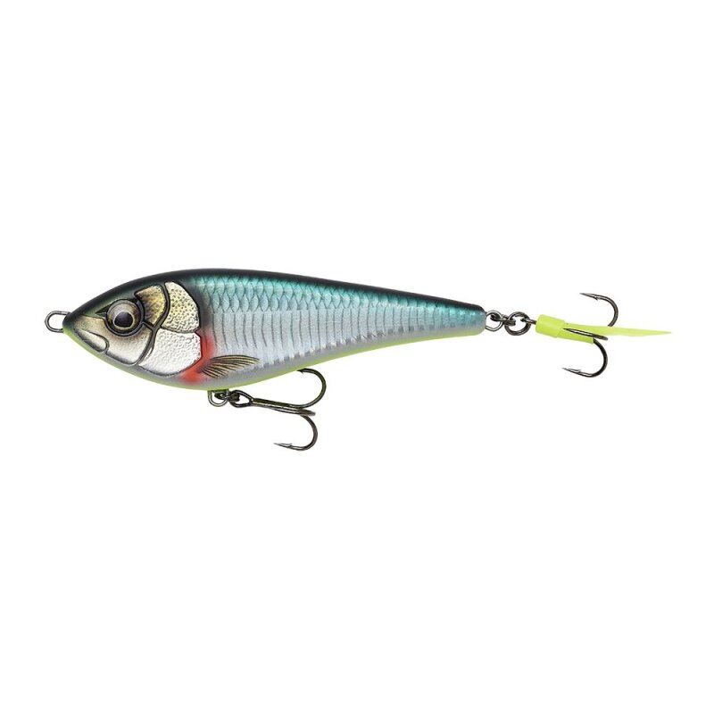 Bild von Savage Gear Deviator Swim - Jerkbait, Farbe:Green Silver, Länge/Gewicht/Schwimmverhalten:14cm / 70g / langsam sinkend
