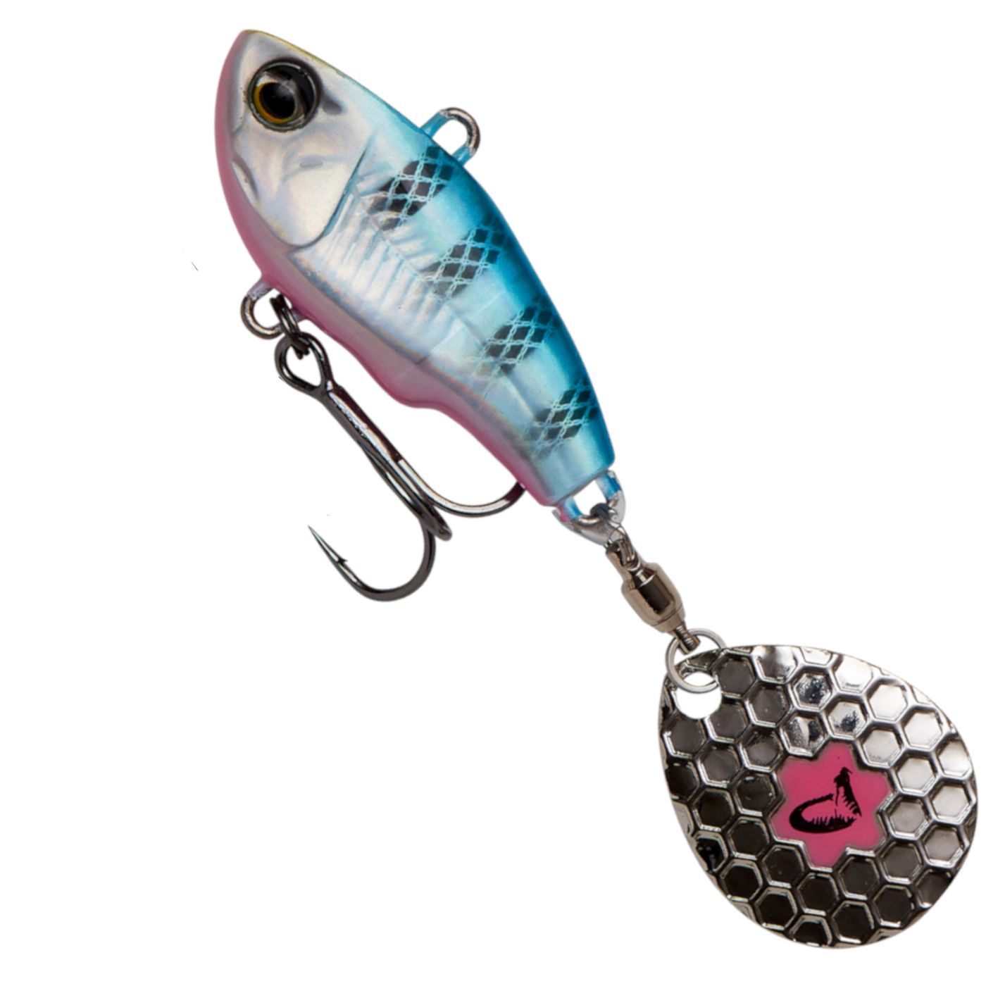 Bild von SAVAGE GEAR Fat Tail Spin 5,5cm 9g Blue Silver Pink