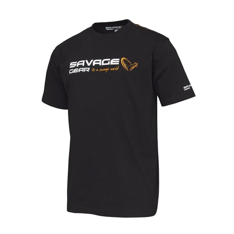 Bild von Savage Gear Signature Logo T-Shirt Black Ink - Angelshirt