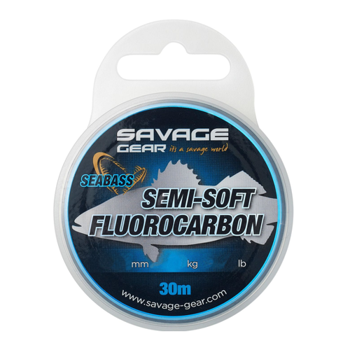 Bild von Savage Gear Semi Soft Fluorocarbon Seabass - 30m Schnur