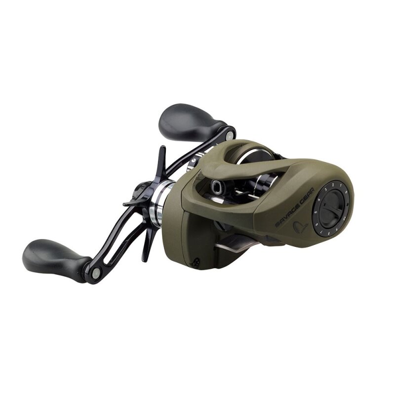 Bild von Savage Gear Baitcast Multirolle zum Kunstköderangeln auf Raubfische 8.1:1 SG8 250 RH BC