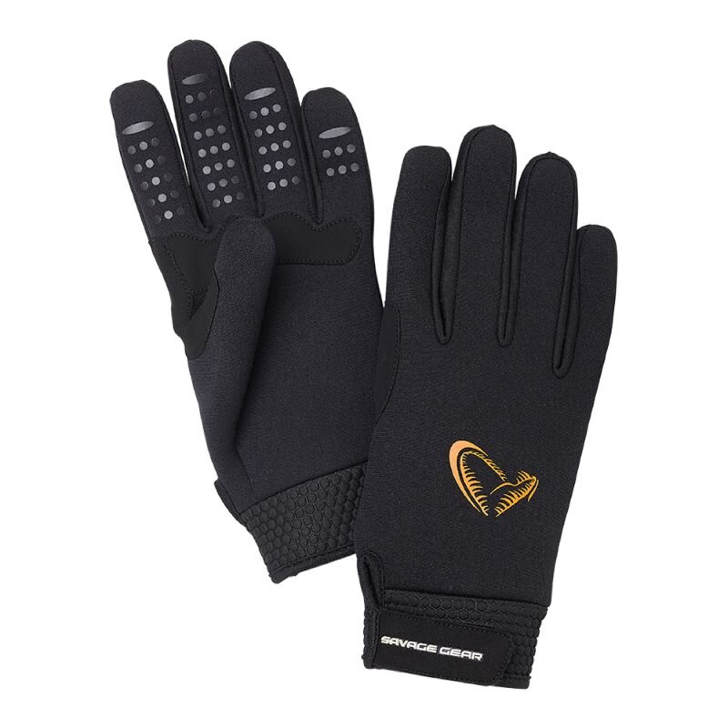 Bild von Savage Gear Neoprene Stretch Gloves Black - Angelhandschuhe