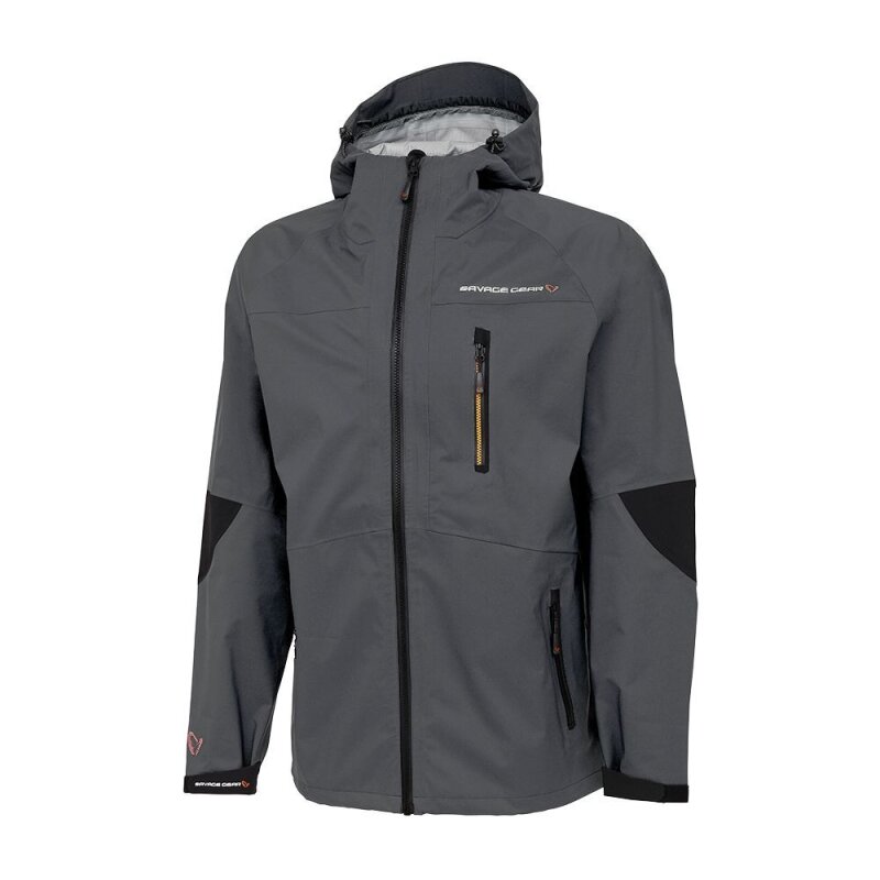 Bild von SAVAGE GEAR SG8 Salvage Shell Jacket M Castlerock Grey/Black