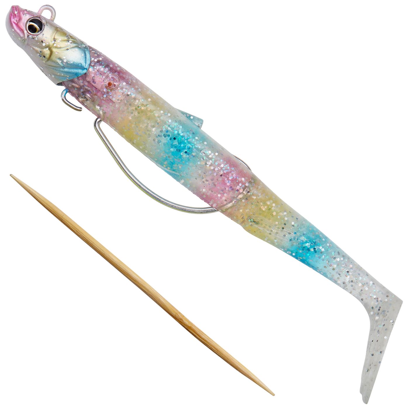 Bild von Savage Gear Kunstköder Savage Gear Sandeel V2 weedless - 2 Gummifische + 1 Jigkopf