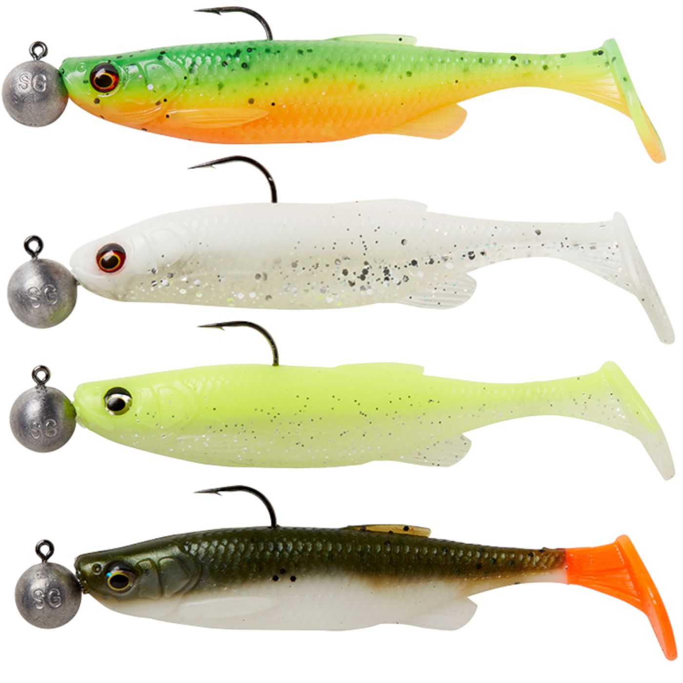 Bild von Savage Gear Kunstköder Savage Gear Fat Minnow T-Tail RTF - 4 montierte Gummifische