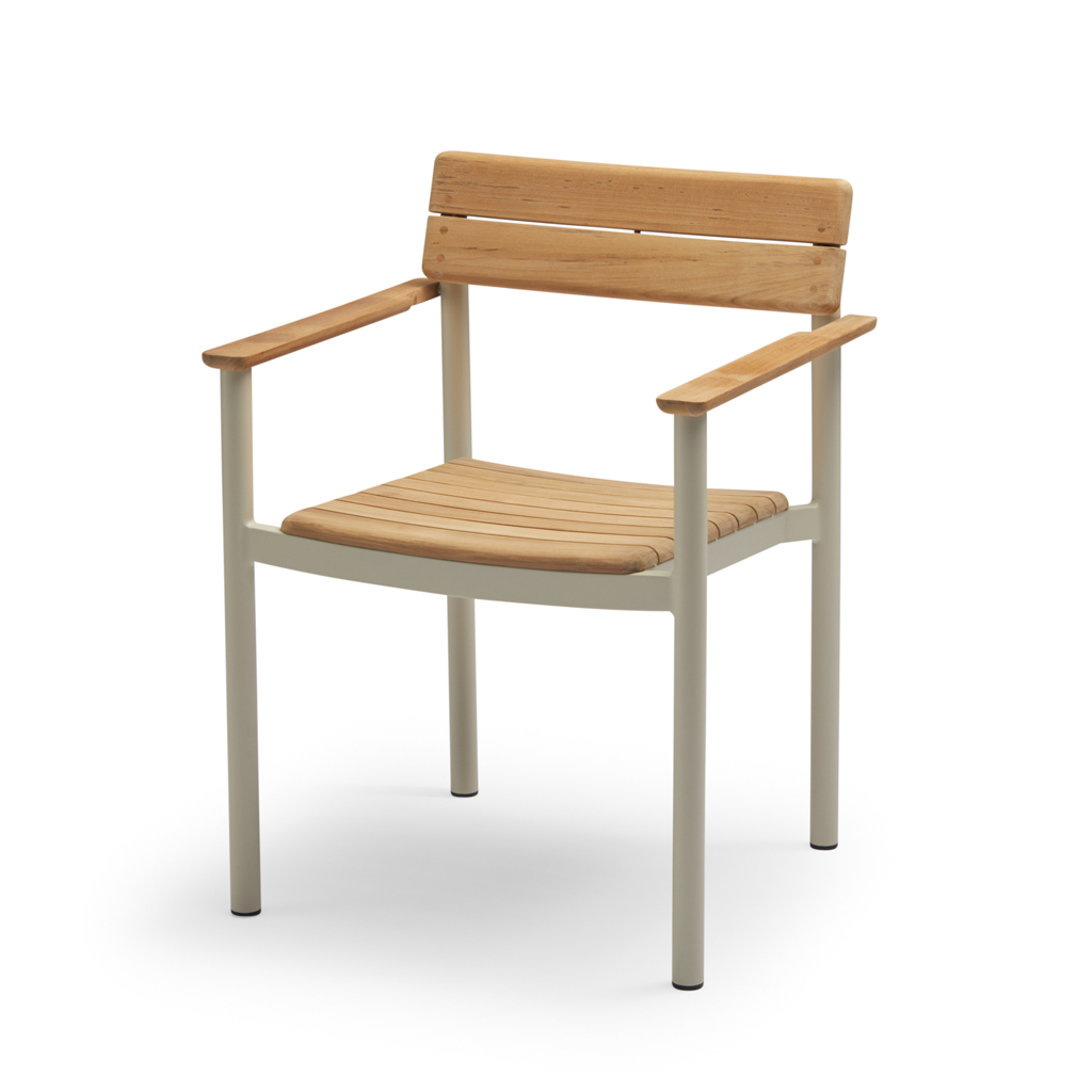 Bild von Skagerak - Pelagus Armchair - Gartenstuhl aus Holz & Alu mit Armlehnen