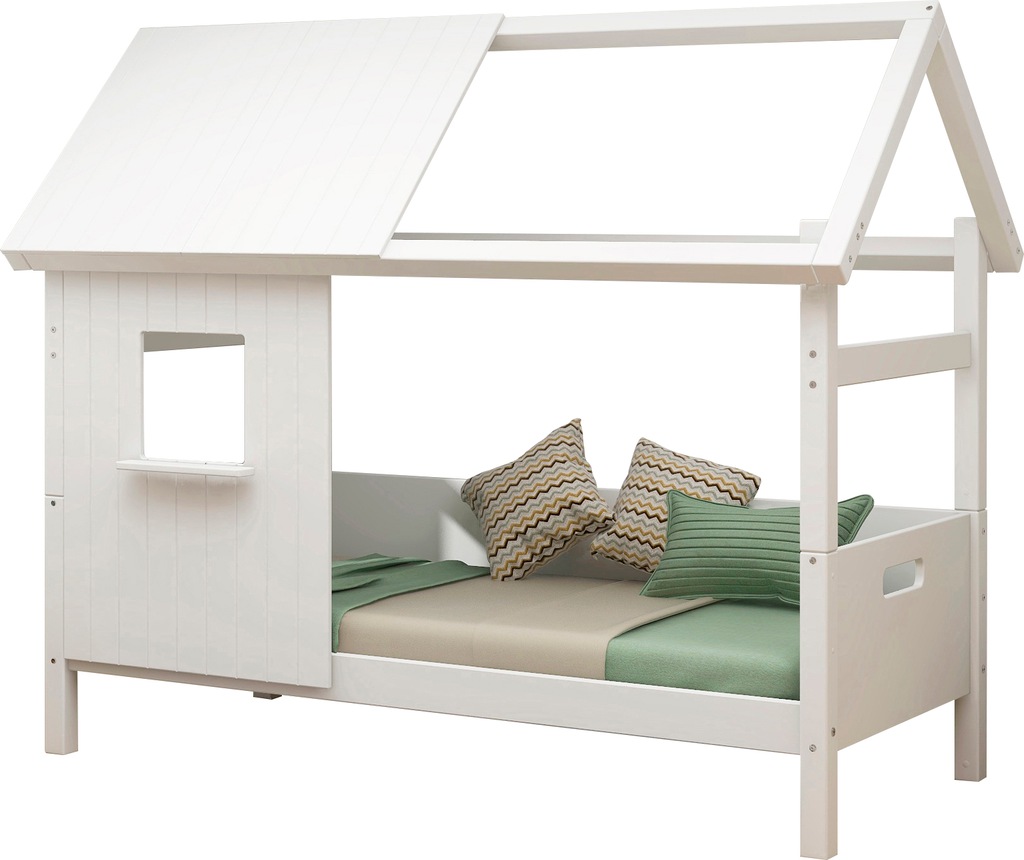 Bild von Thuka Hausbett Nordic Kinderbett, Hausbett, Spielbett, Daybett, bester Qualität, halbes Haus, umbaubar in Einzelbett