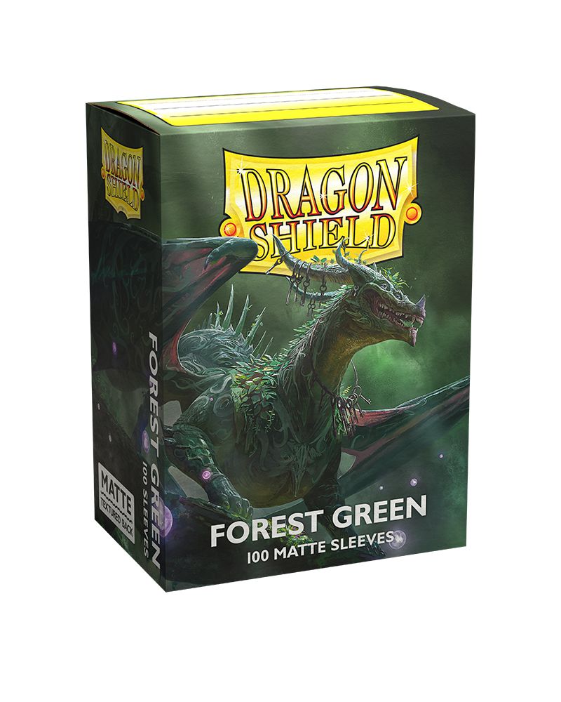 Bild von Dragon Shield Sammelkarte Standard Size Matte Sleeves - Forest Green (100 Sleeves)