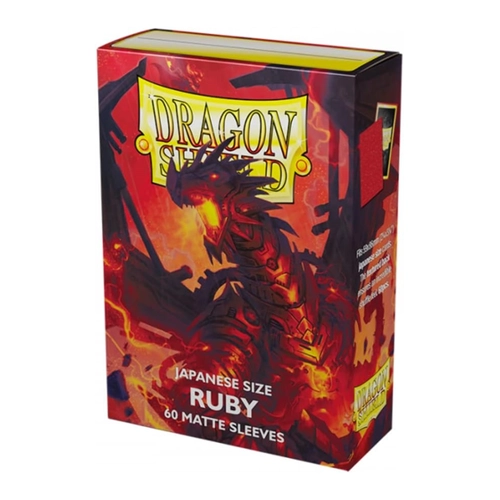 Bild von Dragon Shield Japanese Matte Black Kartenhüllen (60 Stück)