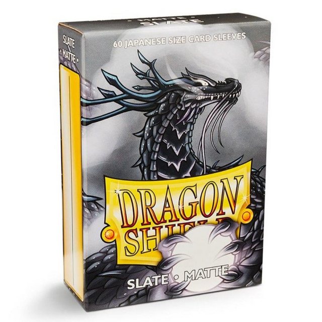 Bild von Dragon Shield Sammelkarte Dragon Shield Kartenhüllen Sleeves Japanische Größe Matte (60) Slate