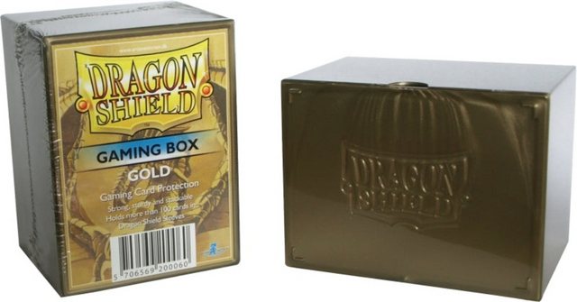 Bild von Arcane Tinman ART20006 - Gaming Box - Strong Box 100+: Gold, Schutzbox für Kartendecks