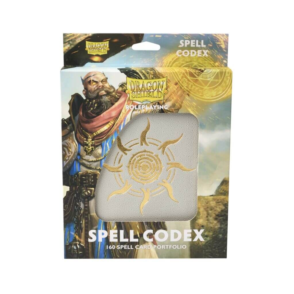 Bild von Arcane Tinmen Spiel, Dragon Shield - Spell Codex - Ashen White (160) - englisch