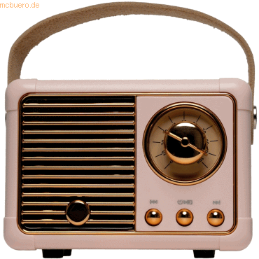 Bild von Denver BTP-203 Retro BT-Lautsprecher Bluetooth-Lautsprecher (Bluetooth, 3 W)