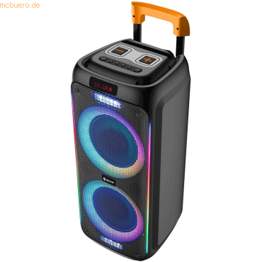 Bild von Denver Party-Lautsprecher »TSP-456 Trolley Speaker«, 60 W RMS, Fernbedienung und kabelgebundenes Mikrofon inklusive