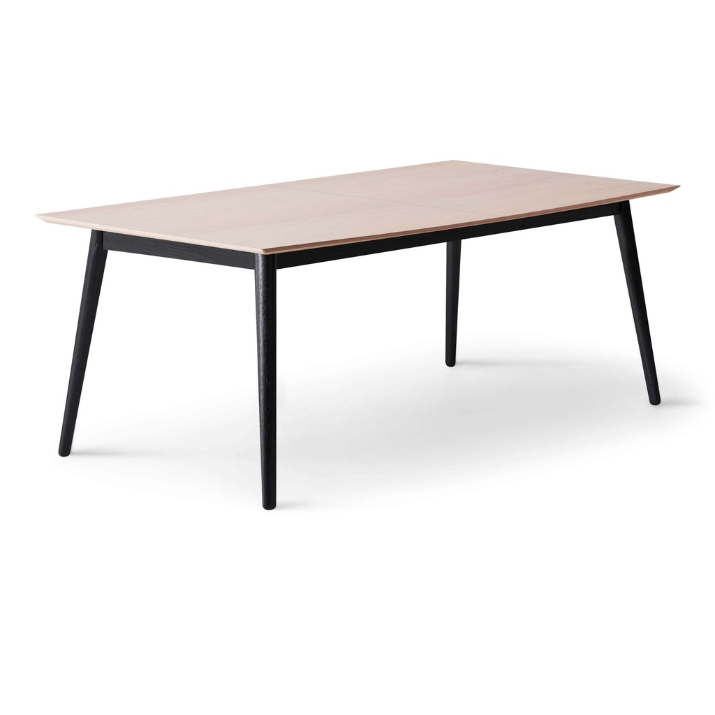 Bild von Hammel Furniture Esstisch "Meza Designtisch mit Auszugsfunktion und 2 Einlegeplatten", bootsförmige Tischplatte MDF, Massivholzgestell, in zwei Breiten