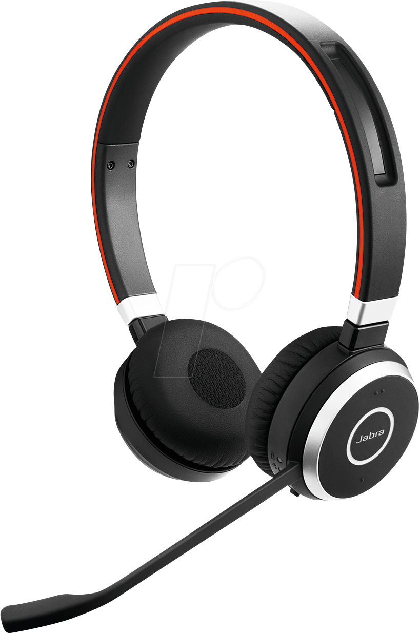 Bild von Jabra Evolve 65 Wireless Stereo On-Ear Headset – Unified Communications Kopfhörer mit Langer Akkulaufzeit und Ladestation – USB Bluetooth Adapter – schwarz
