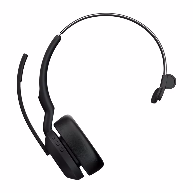 Bild von Jabra Evolve2 55 MS Kopfhörer (Active Noise Cancelling (ANC), Bluetooth, monaural USB-C)