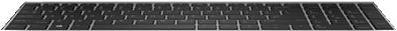 Bild von HP - Notebook-Ersatztastatur und Zifferntastatur - mit Zeigestock, ClickPad - hinterleuchtet - Französisch - für ProBook 650 G4, 650 G5 (L09595-051)
