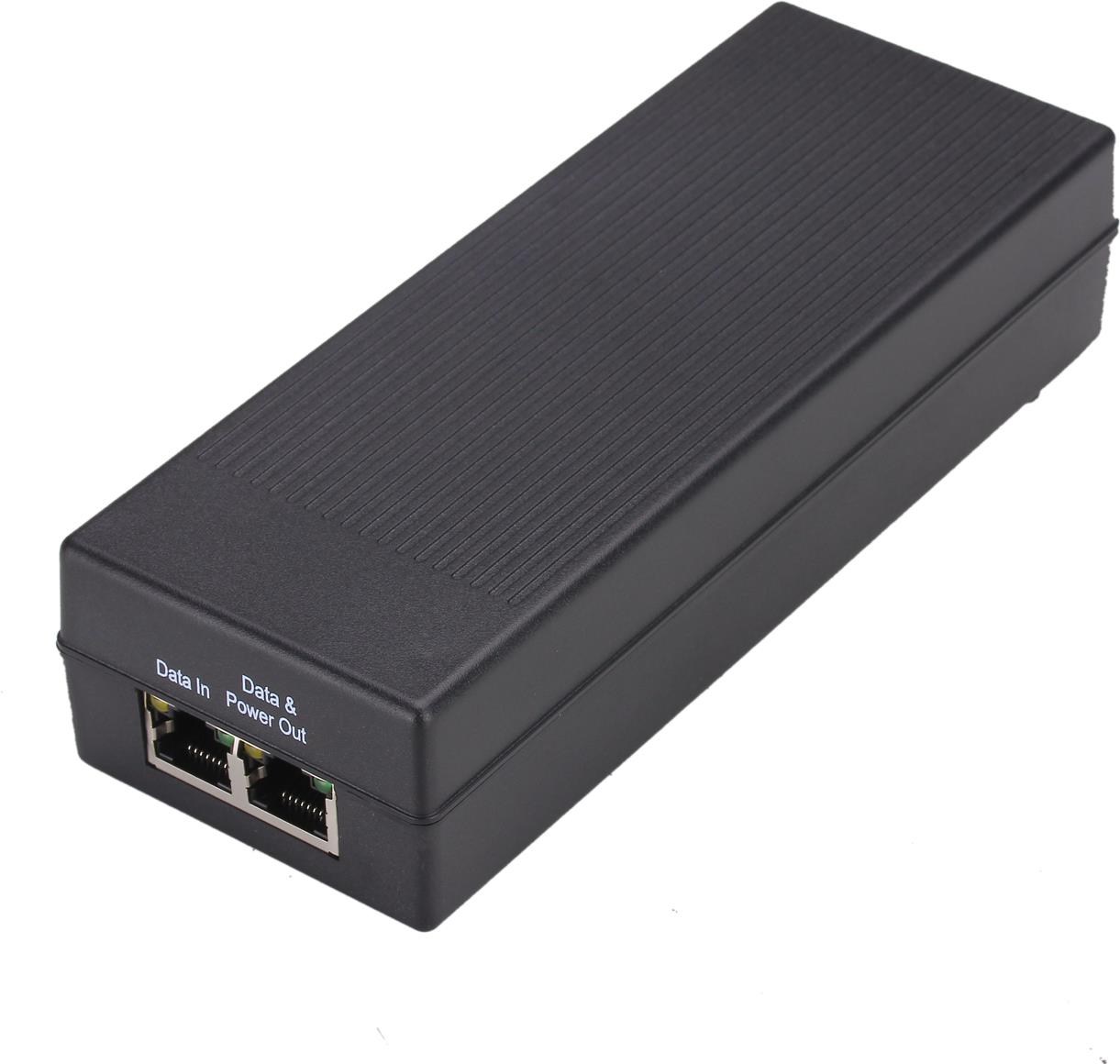 Bild von Microconnect POEINJ-30W PoE-Adapter 10 Gigabit Ethernet - 100 Gigabit Ethernet 48 V (30W POE)