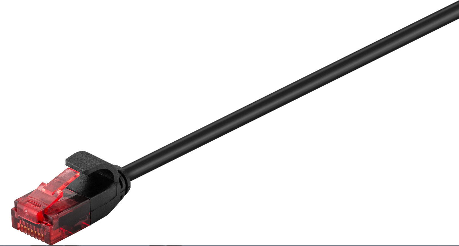 Bild von MicroConnect - Netzwerkkabel - RJ-45 (M) zu RJ-45 (M) - 50cm - 2,8 mm - UTP - CAT 6 - halogenfrei, ohne Haken, verseilt - Grau (V-UTP6005S-SLIM)