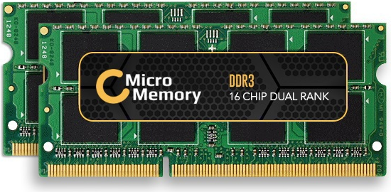 Bild von CoreParts MMKN049-16GB Speichermodul DDR3 1600 MHz (2 x 8GB, 1600 MHz, DDR3-RAM, DIMM), RAM, Grün