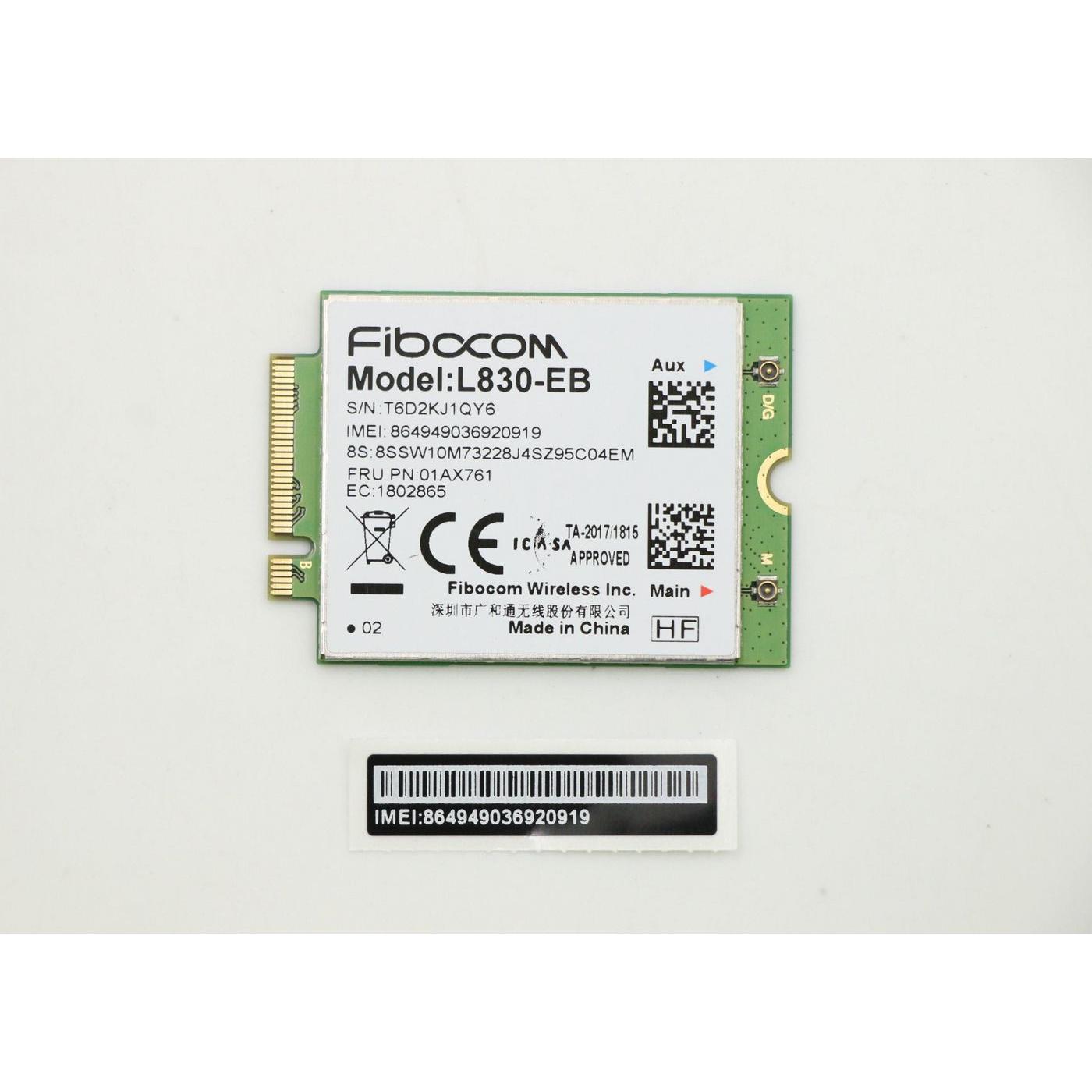 Bild von Lenovo Fibocom L830 WWAN BULK, Notebook Ersatzteile
