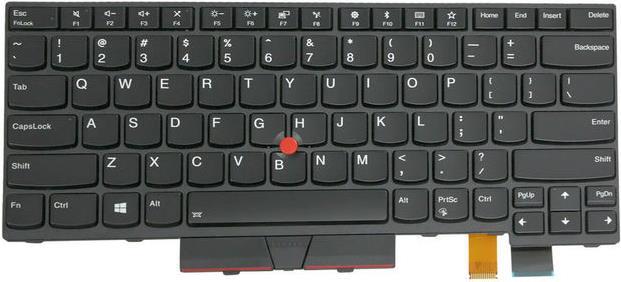Bild von Lenovo 01HX484 - Tastatur - Tastatur mit Hintergrundbeleuchtung - Lenovo - ThinkPad T480 (01HX484)