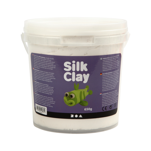 Bild von Silk Clay Modelliermasse, 650 g - weiß