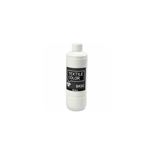 Bild von Textilfarbe in Weiß - Creativ Company, 500 ml