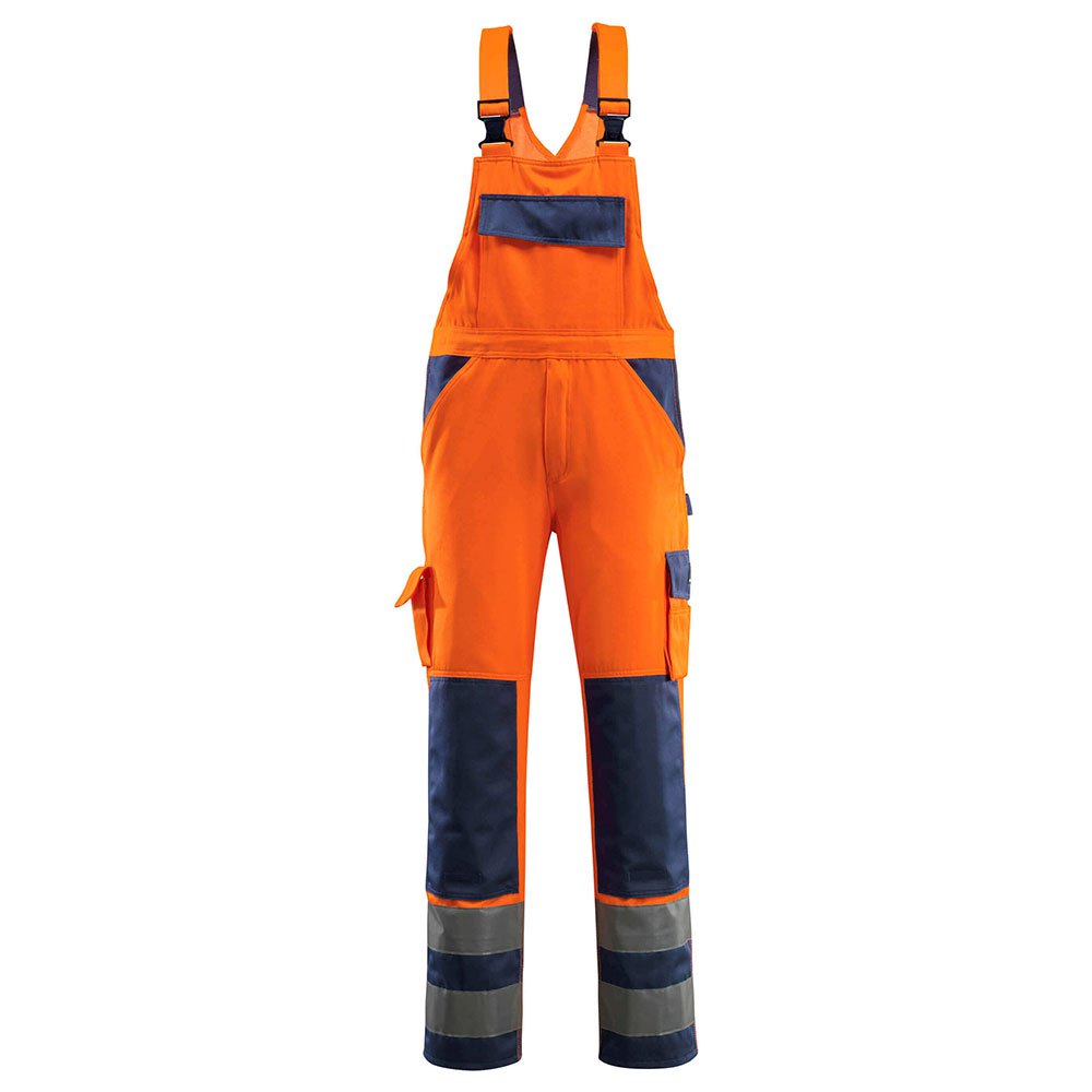 Bild von MASCOT® - Warnschutz-Latzhose Barras 07169-860, warnorange/marineblau, Größe C50, 82