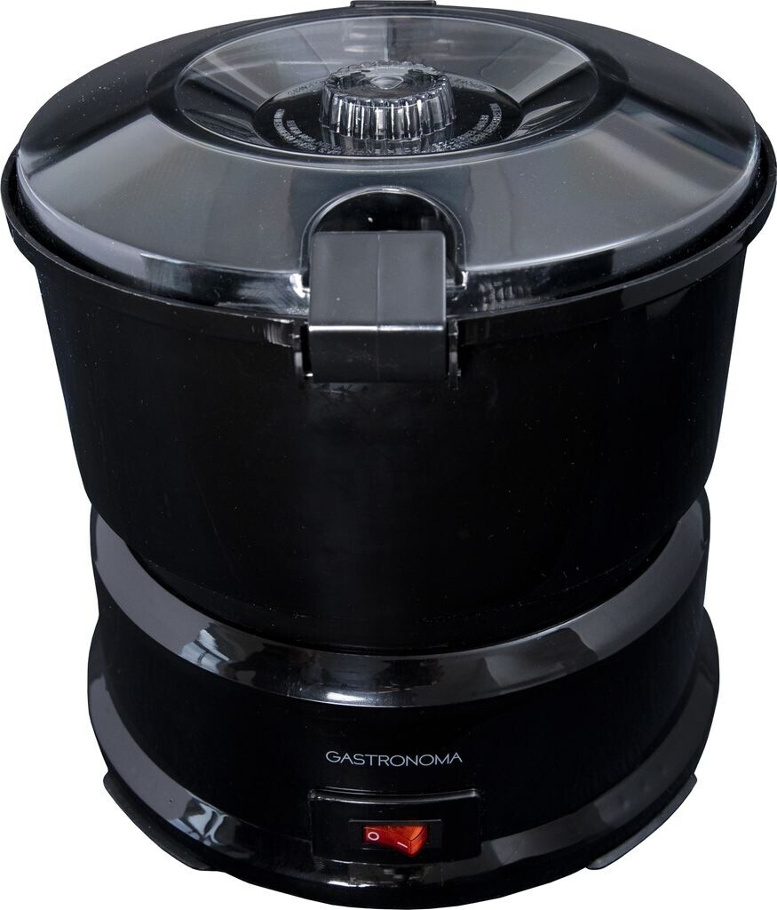 Bild von Gastronoma 18220001, Kartoffelschälmaschine mit Salatschleuder, 1kg, elektrischer Kartoffelschäler, Kartoffel, Schälmaschine, Kunststoff, schwarz