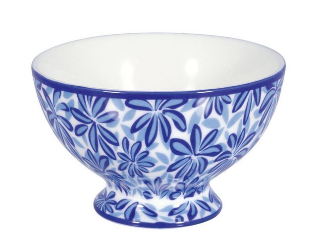 Bild von Greengate Schale Linea Snack Bowl blue 10cm, Stoneware, (Bowls)