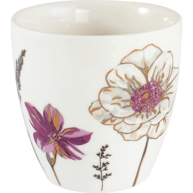Bild von Greengate Espressotasse Lillith Mini Latte Cup weiss 0,13l, Steingut