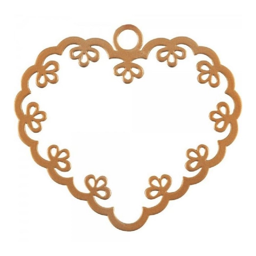 Bild von Greengate Christbaumschmuck Weihnachtsdekoration Hänger Layla Herz Gold